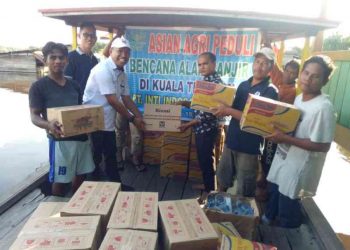 Kepedulian Asian Agri Bantu Korban Banjir di Riau