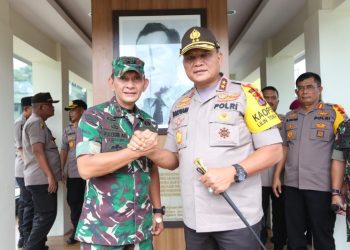 Irjen Martuani Sormin Diajak Pangdam I/BB Berkeliling Museum Letjen Djamin Ginting