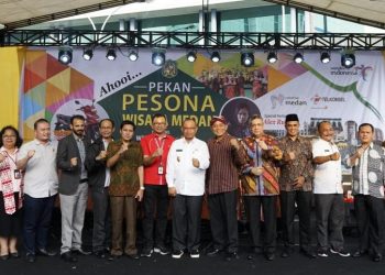 Lelang Telkomsel Poin Ramaikan Pekan Pesona Wisata Medan