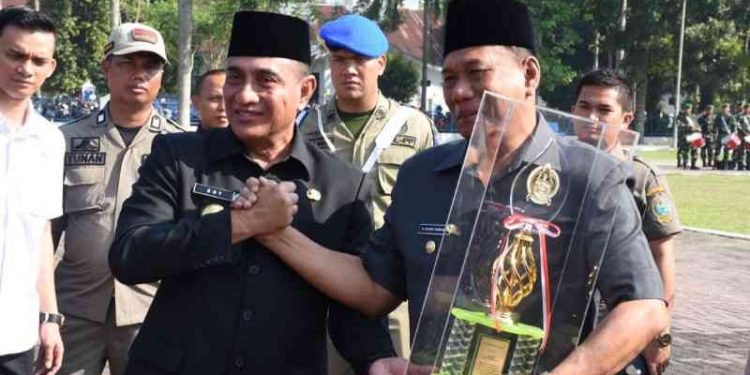 Bangun Purba Raih Kecamatan Terbaik Tingkat Sumut Tahun 2019