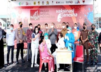 Pasar Modal Indonesia Siapkan 200.000 Dosis Vaksin di Sumut