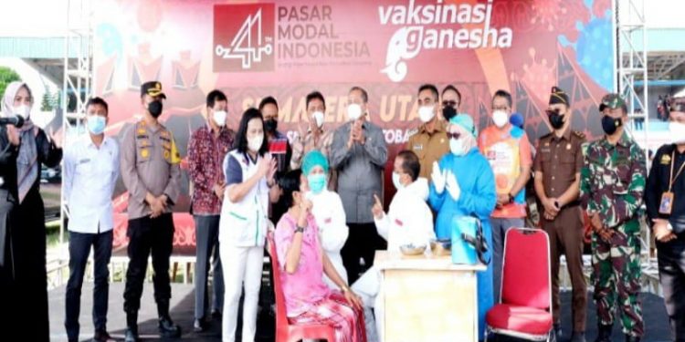 Pasar Modal Indonesia Siapkan 200.000 Dosis Vaksin di Sumut