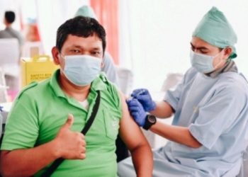 Pemprov – TP PKK Gandeng Grab Lakukan Vaksin Booster