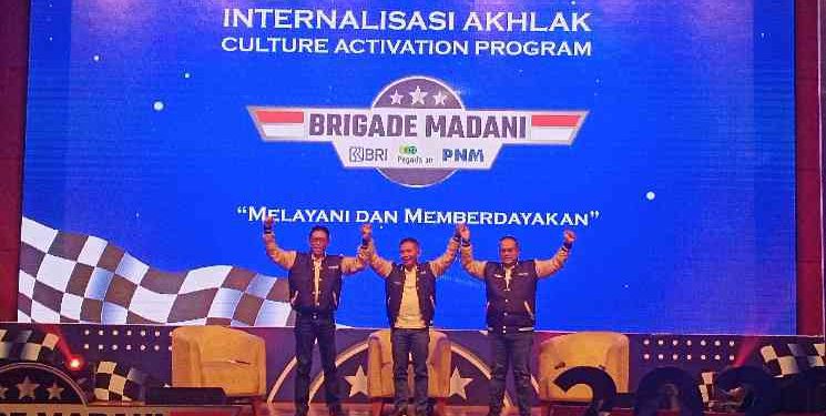 Sinergi BRI – Pegadaian – PNM Hadirkan Brigade Madani