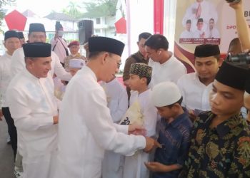 Gerindra Sumut Buka Puasa Bareng Anak Yatim Piatu
