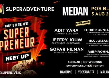 SuperAdventure Superpreneur Meet Up | Gofar Hilman hingga Jeffry Jouw Didatangkan Mengedukasi Entrepreneur Muda Anak Medan