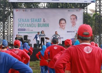 Staf Khusus Erick Thohir Ajak Masyarakat Kota Medan Tingkatkan Kesadaran Hidup Sehat