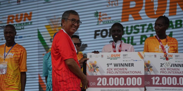 Pelari Kenya dan Malaysia Ramaikan Run For Sustainable Oil Palm 2023