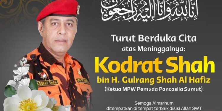 Berita Duka Cita: Kodrat Shah Wafat Kamis Sore