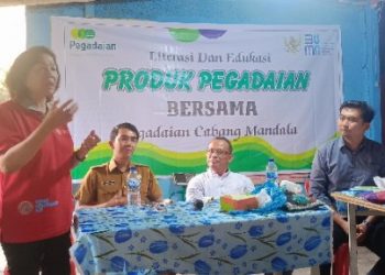 Puluhan Warga Sidorame Barat 1 Hadiri Literasi dan Edukasi Produk Pegadaian