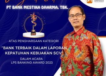 Bank Mestika Raih Penghargaan Dari Lembaga Penjamin Simpanan