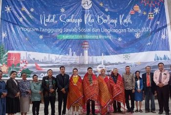 Di Sumut, AirNav Indonesia berbagi ke Masyarakat di sekitar Bandara Silangit Sumut