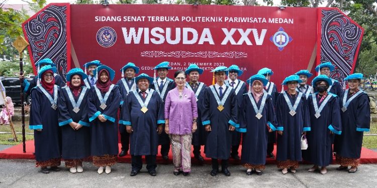 Poltekpar Medan Cetak 452 SDM Pariwisata pada Wisuda XXV Tahun 2023