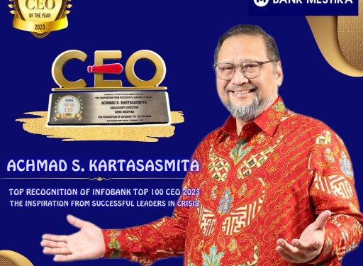 Presiden Direktur Bank Mestika Raih TOP 100 CEO 2023