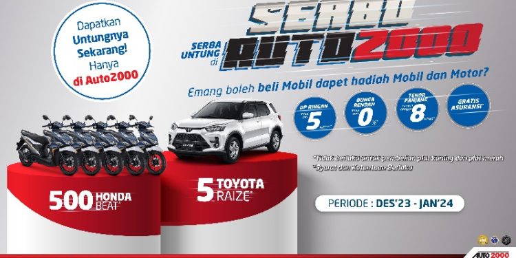 SERBU AUTO2000 Berhadiah 5 Mobil dan 500 Motor