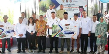 Ijeck Dampingi Airlangga Kunjungan ke Deliserdang