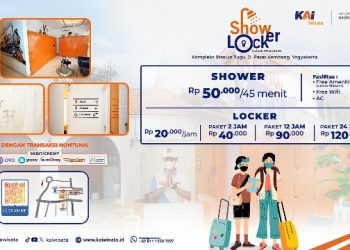 KAI Wisata Ajak Traveler Serbu Shower & Locker Gambir dan Yogyakarta