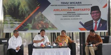 Realisasi Dana PSR Masih Rp1,5 Triliun, Airlangga Dengarkan Kendala Petani di Deliserdang