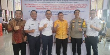 Bantu Pengamanan dan Pengelolaan Aset, KAI Apresiasi Polres Tebing Tinggi dan BPN Wilayah Sumut