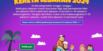 KAI Sumut sudah jual tiket KA Lebaran mulai 15 Februari 2024