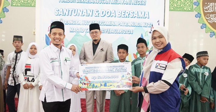 Menyambut HUT ke-27, Pertamina Patra Niaga Berbagi Kebahagiaan Kepada Ratusan Anak Yatim Piatu