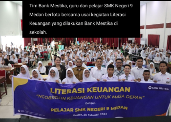 Bank Mestika Edukasi Keuangan Pelajar SMK Negeri 9 Medan