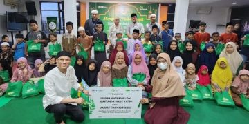 Pegadaian Medan Merangkul Anak Yatim Mengetuk Pintu Langit