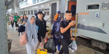 Penumpang Kereta Api Sumut pada H2 Lebaran Capai 10.500