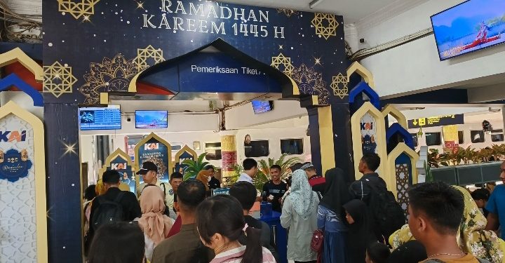 PT KAI Divre I Sumut Angkut 187.584 Penumpang Lebaran 2024
