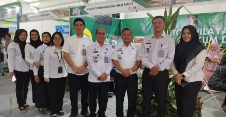 Kanwil Kemenkumham Sumut Layani Pendaftaran Perseroan Perorangan dan Kekayaan Intelektual di Pekan Inovasi dan Investasi Sumut 2024