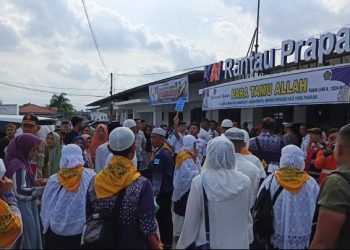 KAI Divre I Sumut Kembali Layani Rombongan Jemaah Haji Kabupaten Labuhanbatu
