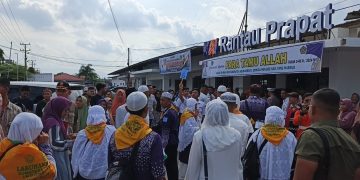 KAI Divre I Sumut Kembali Layani Rombongan Jemaah Haji Kabupaten Labuhanbatu
