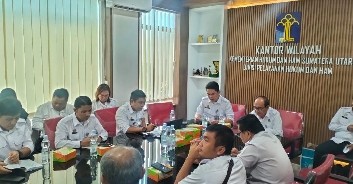 Kanwil Kemenkumham Sumut Gelar Rapat Pelaksanaan Audit Kepatuhan PMPJ Terhadap Notaris
