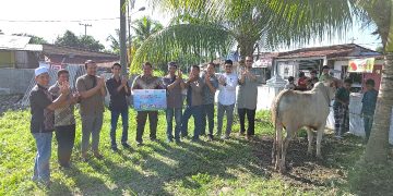 Telkom Regional 1 Sumatera Salurkan Donasi Sapi dan Kambing Kurban di Idul Adha