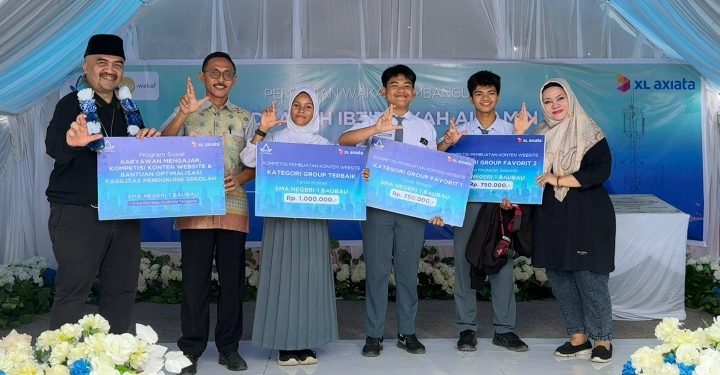 Dukung Pemerintah Majukan Pendidikan Masyarakat di Daerah Terpencil XL Axiata Bangun Madrasah di Pelosok Buton Sulawesi Tenggara