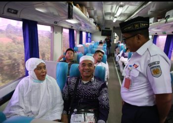 KAI Divre I Kembali Layani Kepulangan Jemaah Haji Kabupaten Labuhanbatu Sumut