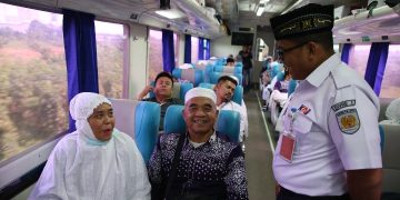 KAI Divre I Kembali Layani Kepulangan Jemaah Haji Kabupaten Labuhanbatu Sumut