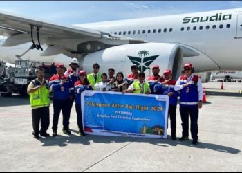 Pertamina Patra Niaga Regional Sumbagut Distribusikan 30.813 KL Avtur Di Penerbangan Haji 2024