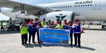 Pertamina Patra Niaga Regional Sumbagut Distribusikan 30.813 KL Avtur Di Penerbangan Haji 2024