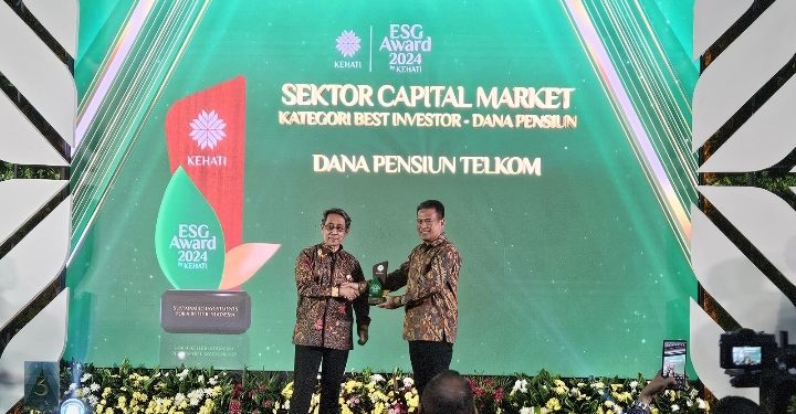 Dana Pensiun Telkom Raih ESG Award 2024