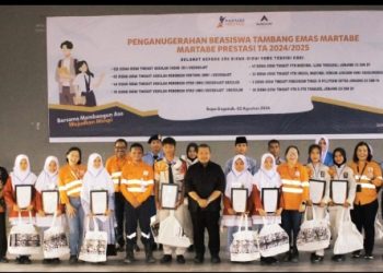 Tambang Emas Martabe Gelontorkan Dana Beasiswa Rp4, 32 Miliar
