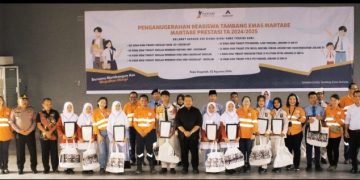 Tambang Emas Martabe Gelontorkan Dana Beasiswa Rp4, 32 Miliar