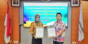 PGN – Likuid Nusantara Gas Tandatangani MOU Kerja Sama LNG di Jawa Timur