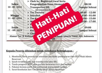 KAI Divre I Sumut Minta Masyarakat Waspadai Penipuan Bermodus Undangan Lowongan Kerja