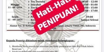KAI Divre I Sumut Minta Masyarakat Waspadai Penipuan Bermodus Undangan Lowongan Kerja