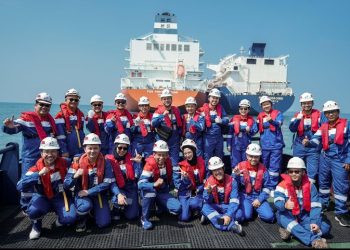 Kunjungi Terminal LNG FSRU Lampung, Asosiasi Industri Jadi Saksi Penyaluran LNG