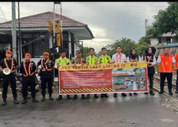KAI Bandara Gelar Sosialisasi Keselamatan Kereta Api Medan-Binjai