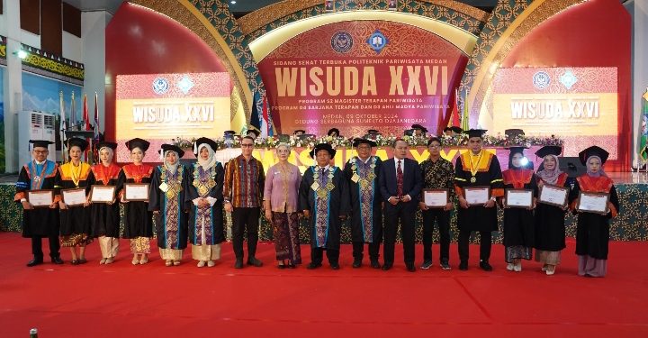 Poltekpar Medan Wisuda ke- 26 , Hasilkan 444 Orang Sumber Daya Manusia Pariwisata