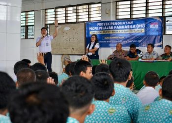 KAI Bandara Gelar Kampanye 60 Detik Aman Sampai Tujuan di Sekolah Cerdas Murni Deli Serdang