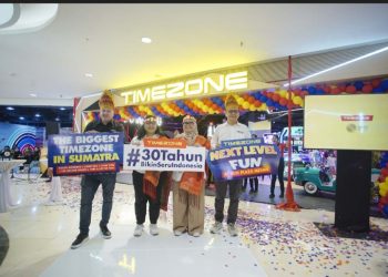 Timezone Terbesar di Sumatera hadir di Sun Plaza Medan, Ada 146 Permainan dan Atraksi